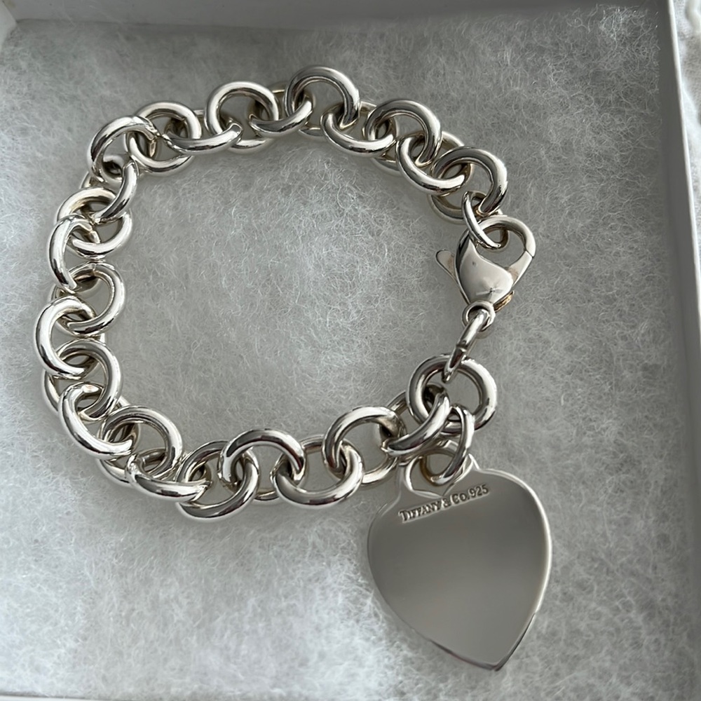 Tiffany and Co. Heart Charm Bracelet